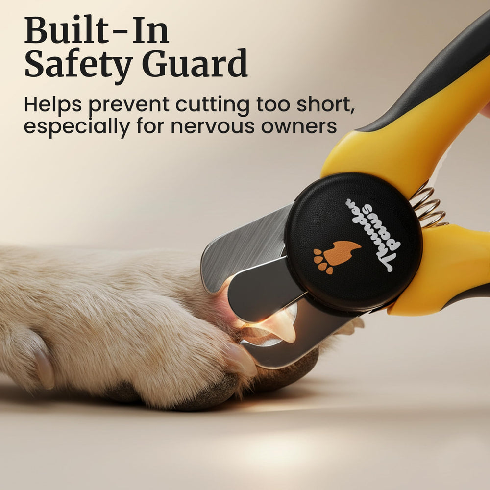 Thunderpaws ergonomic non slip handles offer a comfortable grip