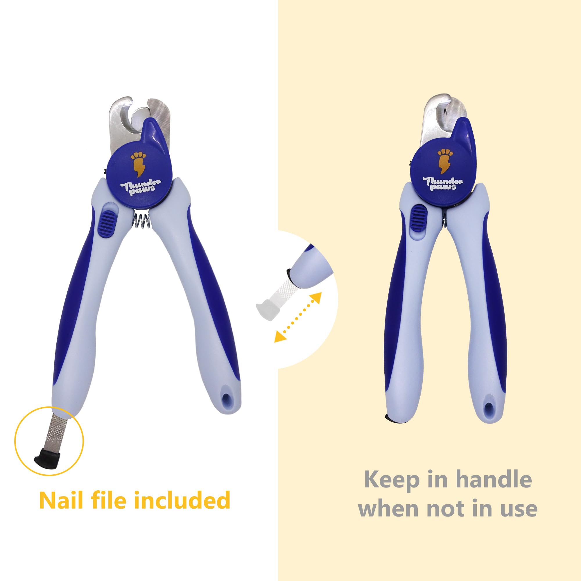 Thunderpaws quick sensor aids smooth, confident trimming.