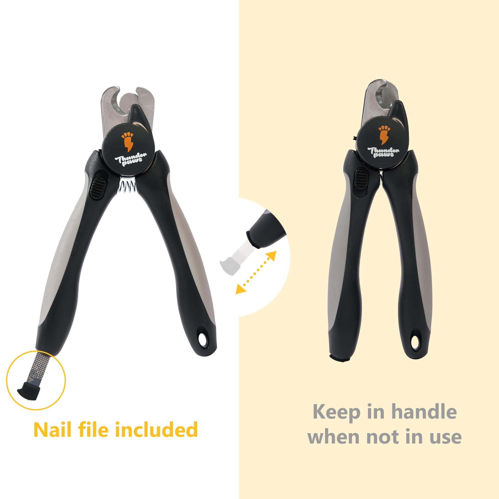 Thunderpaws quick sensor aids safe nail trimming
