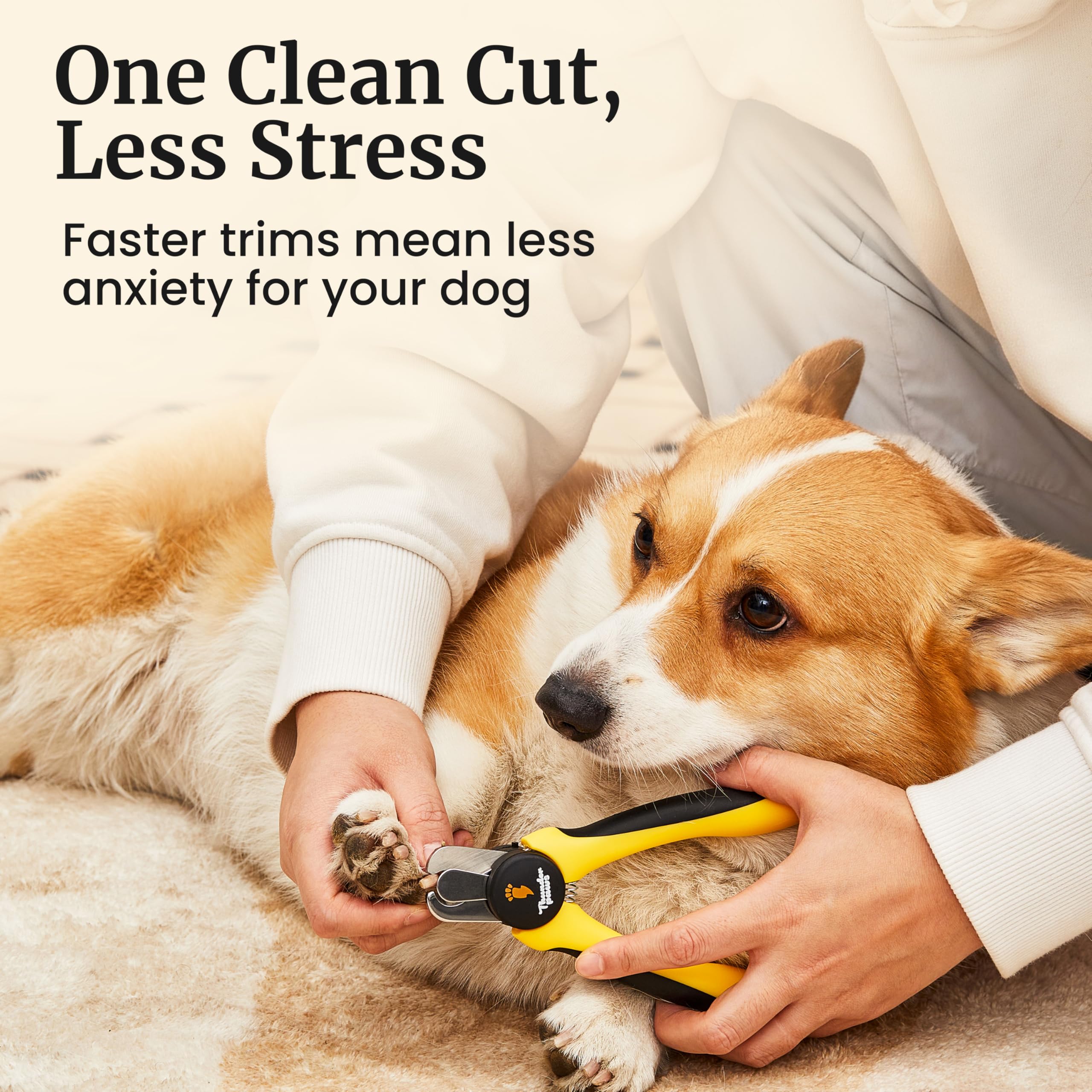 Thunderpaws safety lock keeps clippers secured between uses