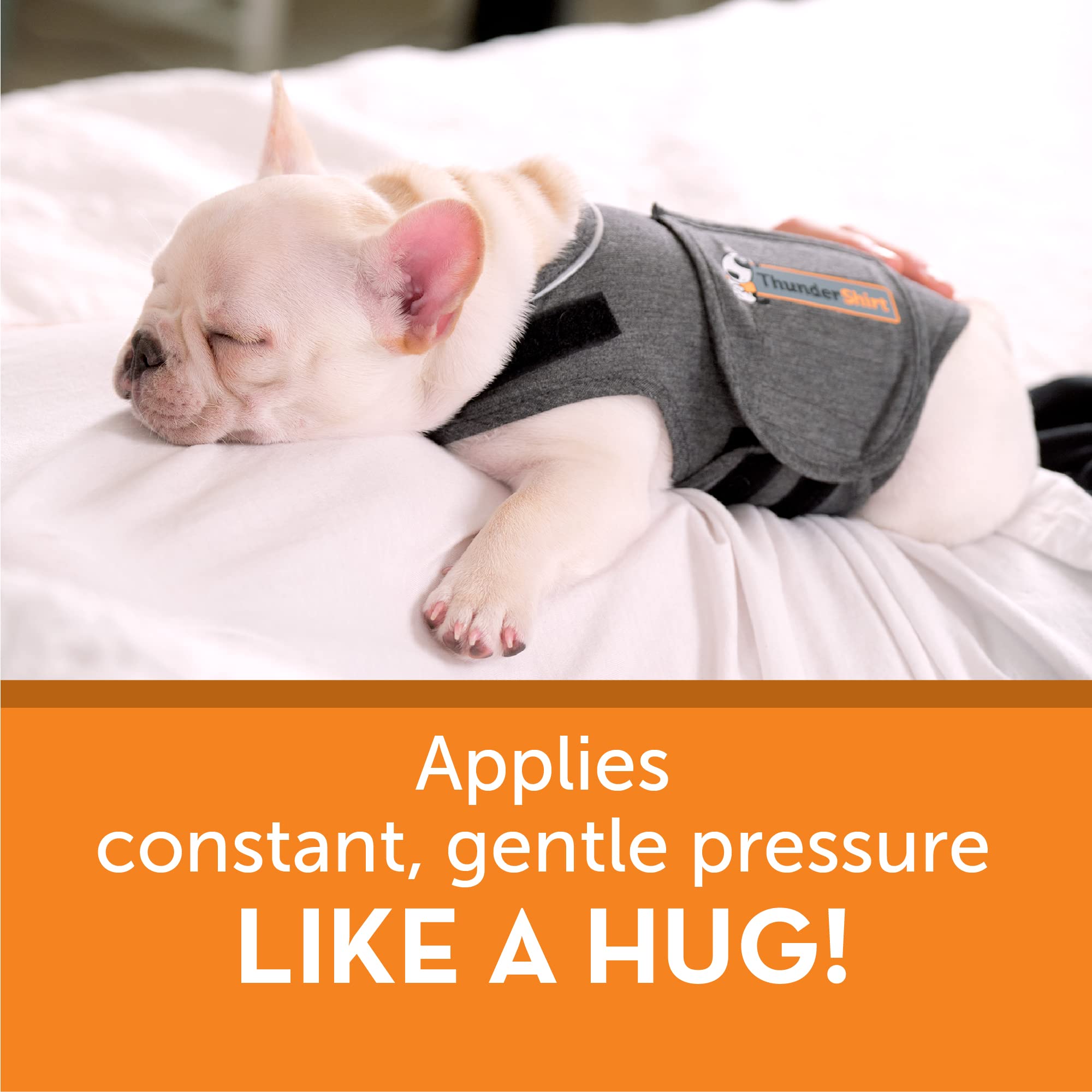 Machine washable ThunderShirt stays clean after adventures and muddy days