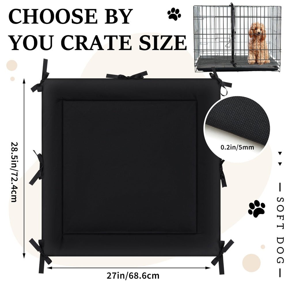 Thyle divider panel with ties secured inside a crate for quick training setup