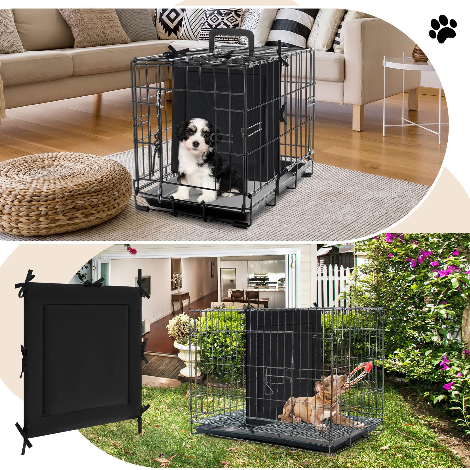 Thyle crate divider panel sized 28.5 by 27 inches for 42-inch crates