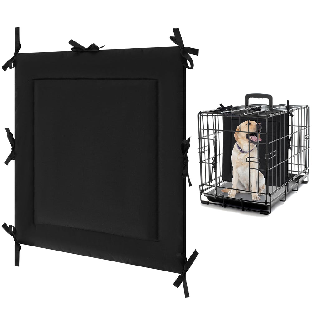 Thyle dog crate divider panel in black showing sturdy design for growing puppies