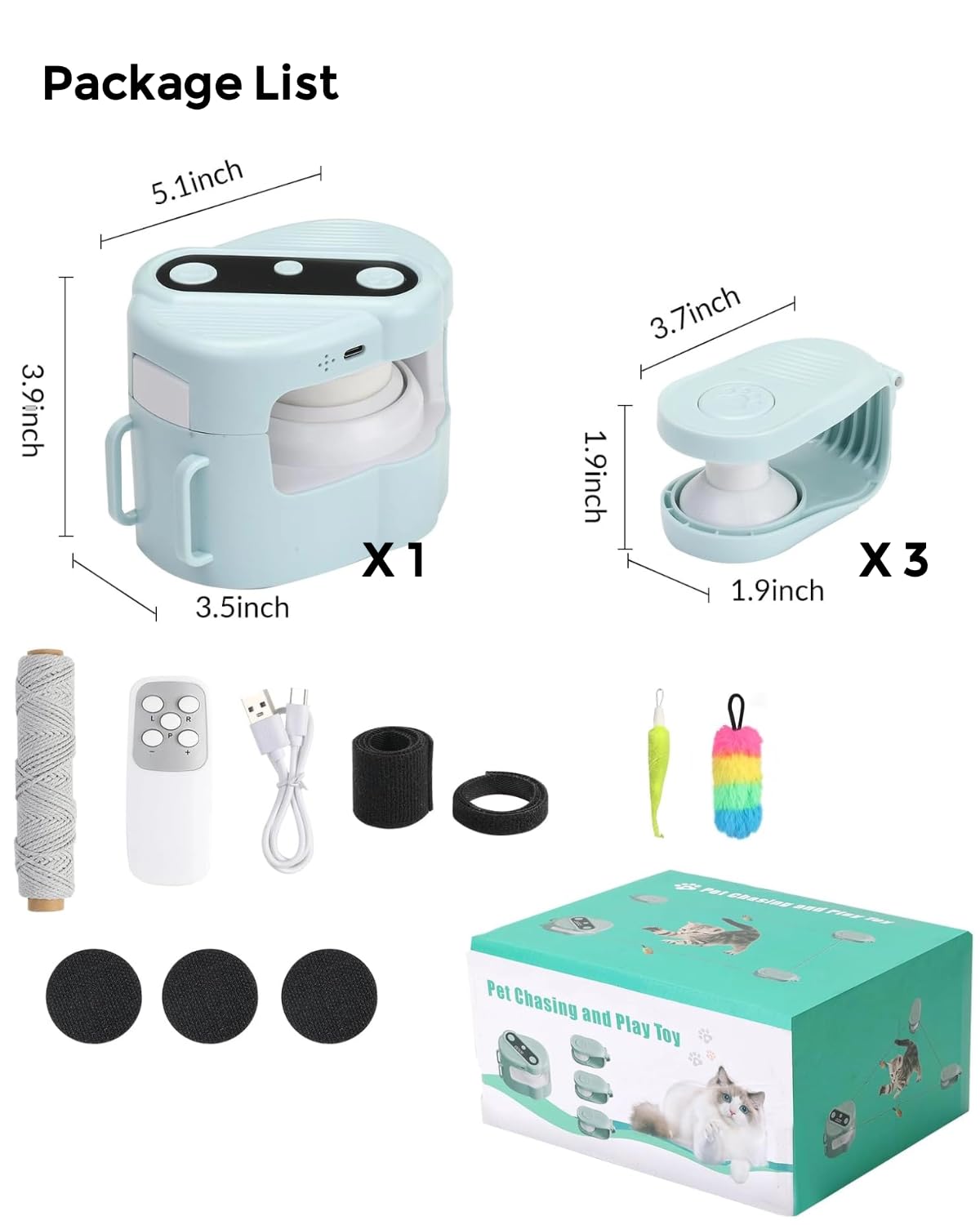 TianfuSpanda 4 speed settings tailor play intensity for each cat
