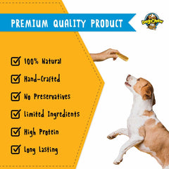 Tibetan Dog Chew medium-dogs-chew — satisfies aggressive chewers with premium yak cheese