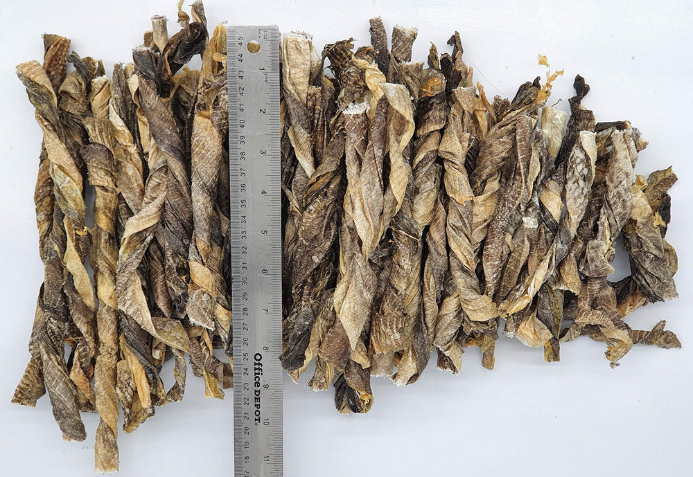 TickledPet Icelandic cod skin, rich in omega-3 for dogs.