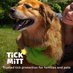 TiCK MiTT close-up shows ergonomic design for comfortable tick removal