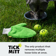 TiCK MiTT glove tucked in pocket for quick tick removal during hikes