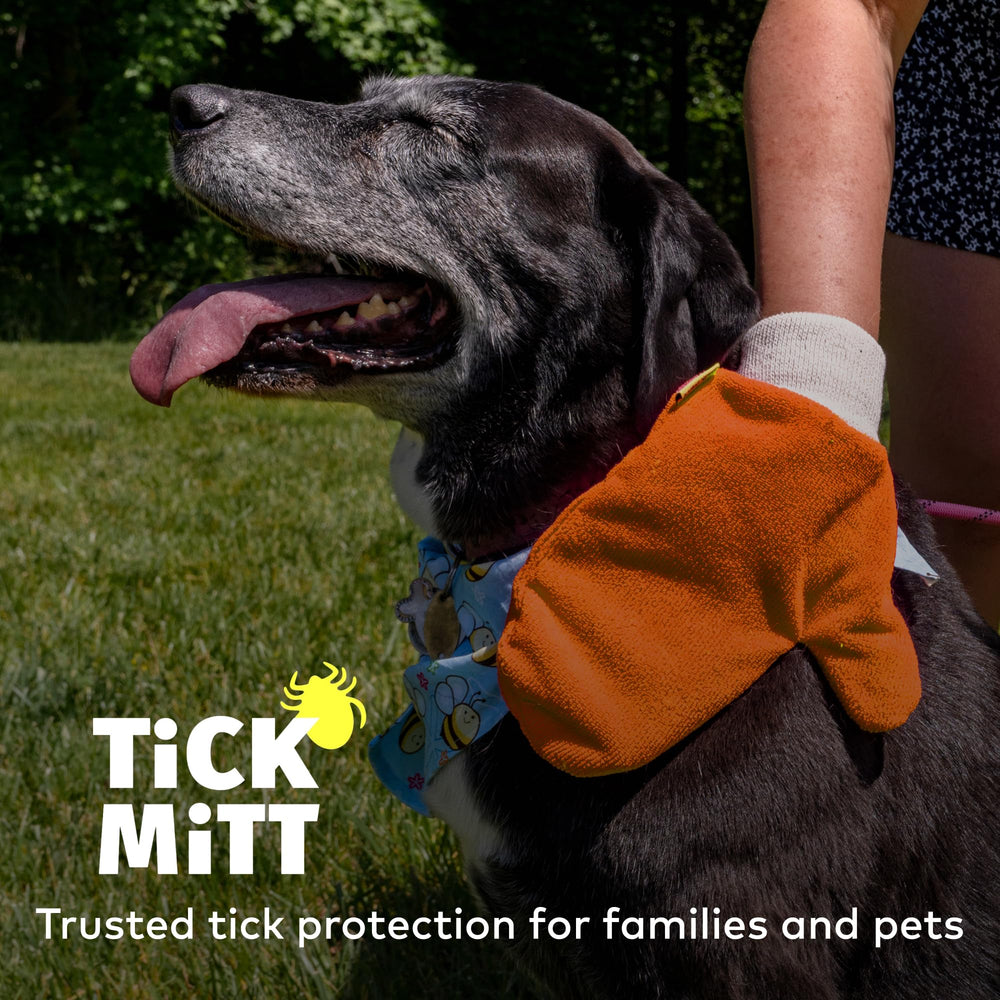 TiCK MiTT orange glove washable reuse, sustainable option for repeated outdoor tasks