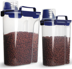 TIOVERY 6Qt dog food container front view with airtight seal for freshness