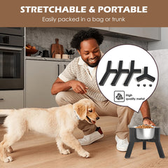 TIDANT adjustable-width stand accommodates bowls from 5.9 to 8.7 inches.