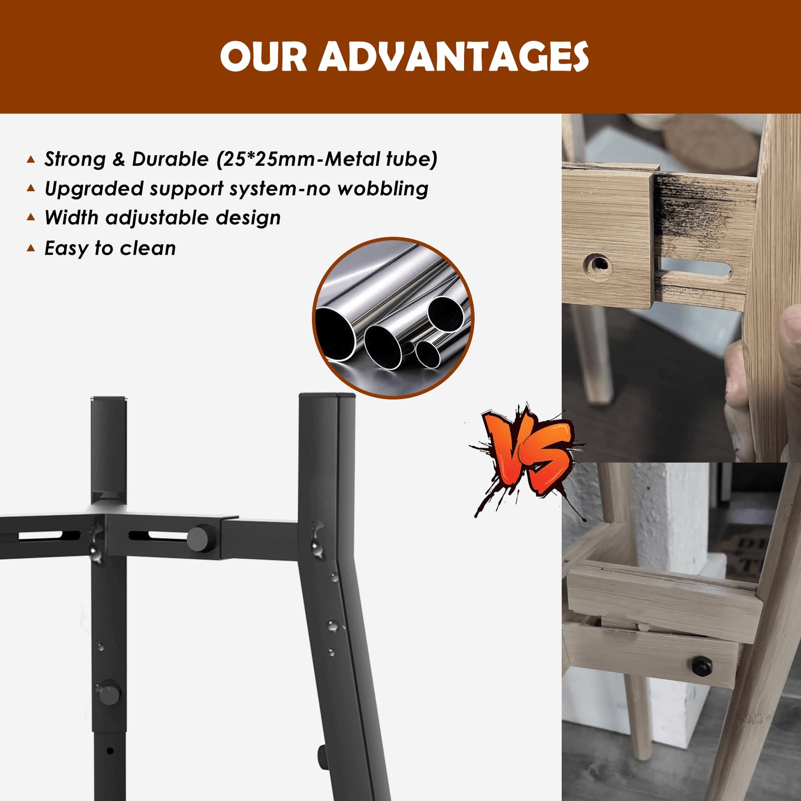 Height-adjustable TIDANT stand adapts to large dogs