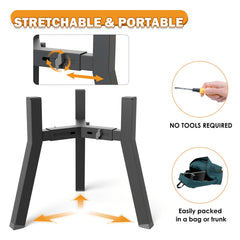 TIDANT elevated dog bowl stand easy to assemble for quick setup.