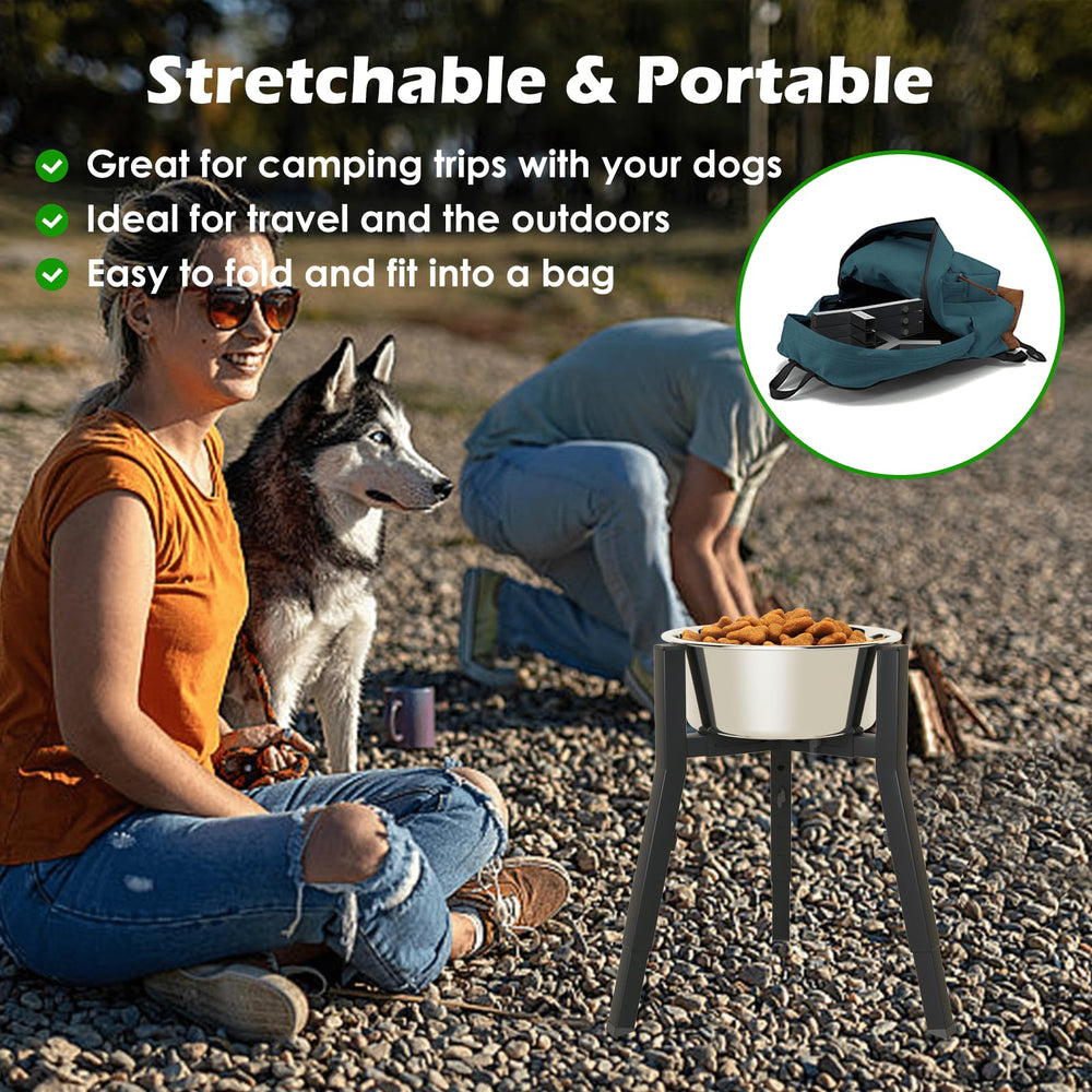 TIDANT stand works with various bowls; bowls not included.