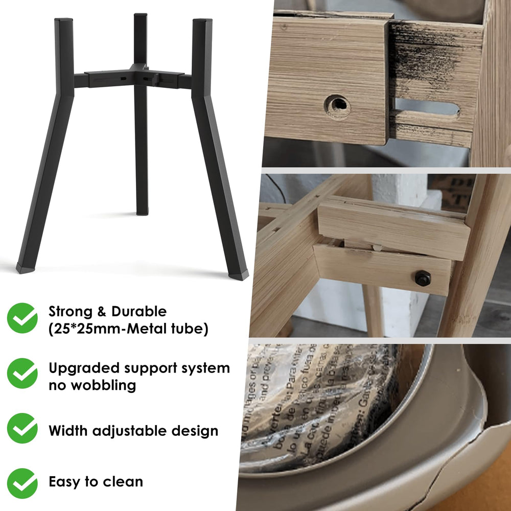 TIDANT easy-clean surface lets you wipe away messes quickly.
