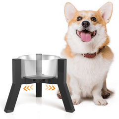 TIDANT elevated dog bowl stand for small dogs with a stable base.