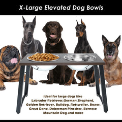 Tidant raised stand reaching 16.5 inches for easy feeding access