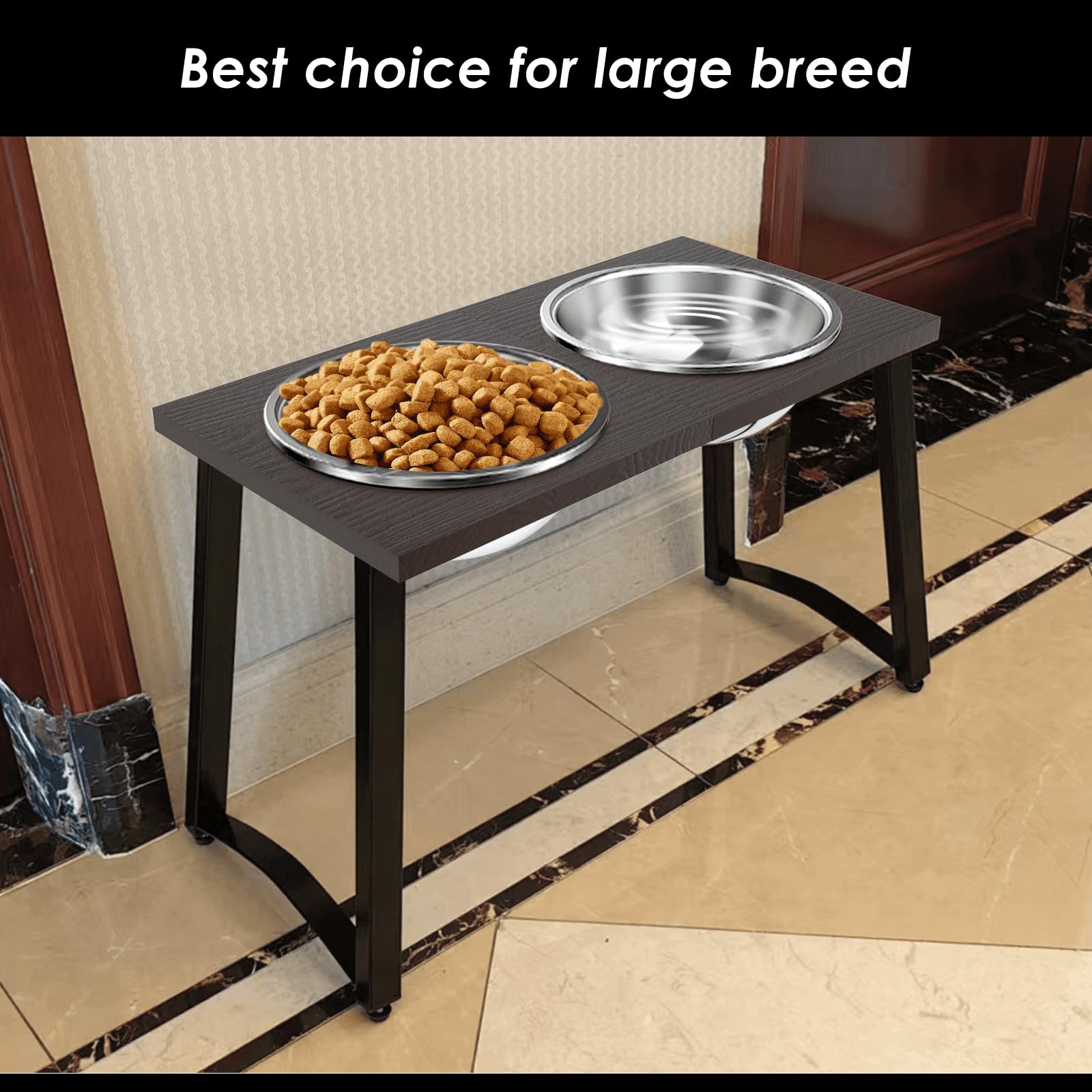 Easy to clean design and quick setup for Tidant elevated bowls