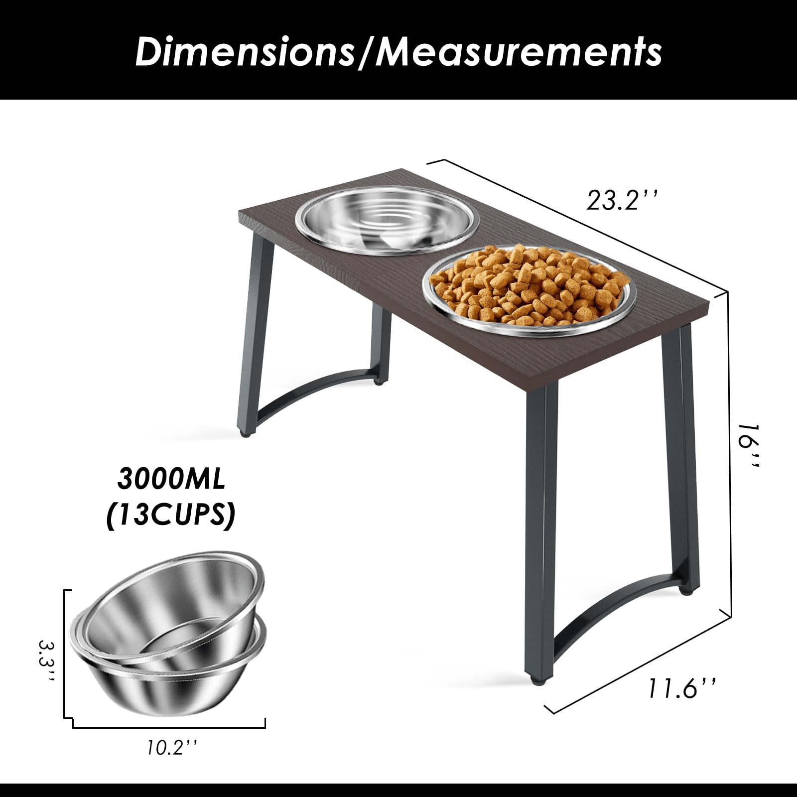 Rust proof stainless steel bowls from Tidant resist corrosion and wipe clean