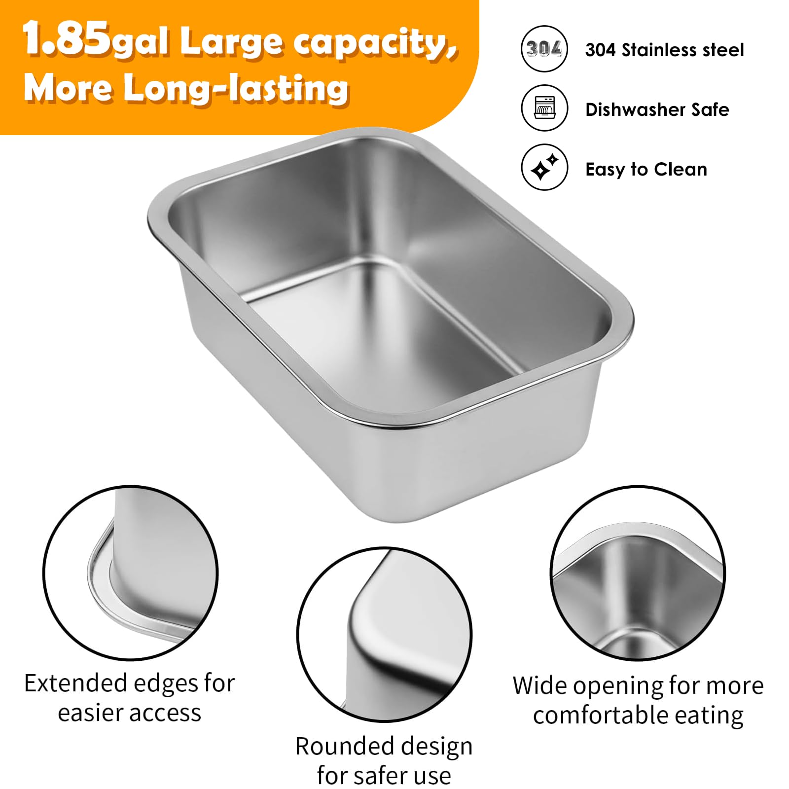 Tidant splash-proof mat under bowl keeps floors dry and tidy