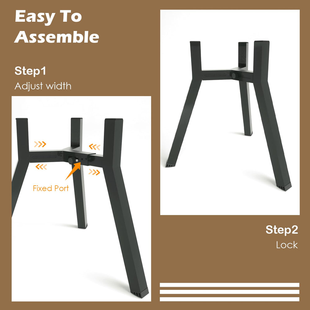 Tidant travel-friendly stand fits in small bags or cars.