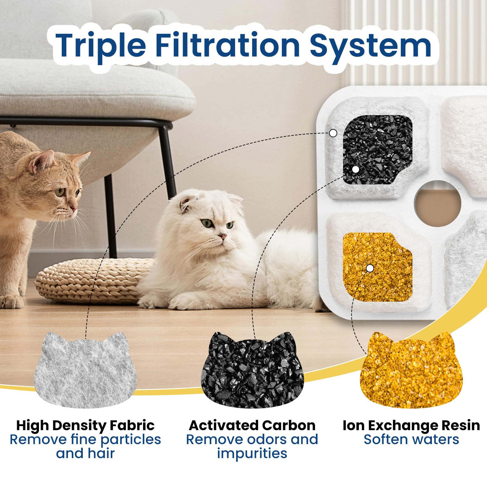 TidiRob cotton mesh close-up shows particle filtration in action