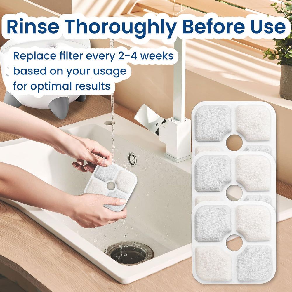 TidiRob installation guide image illustrates quick filter replacement steps