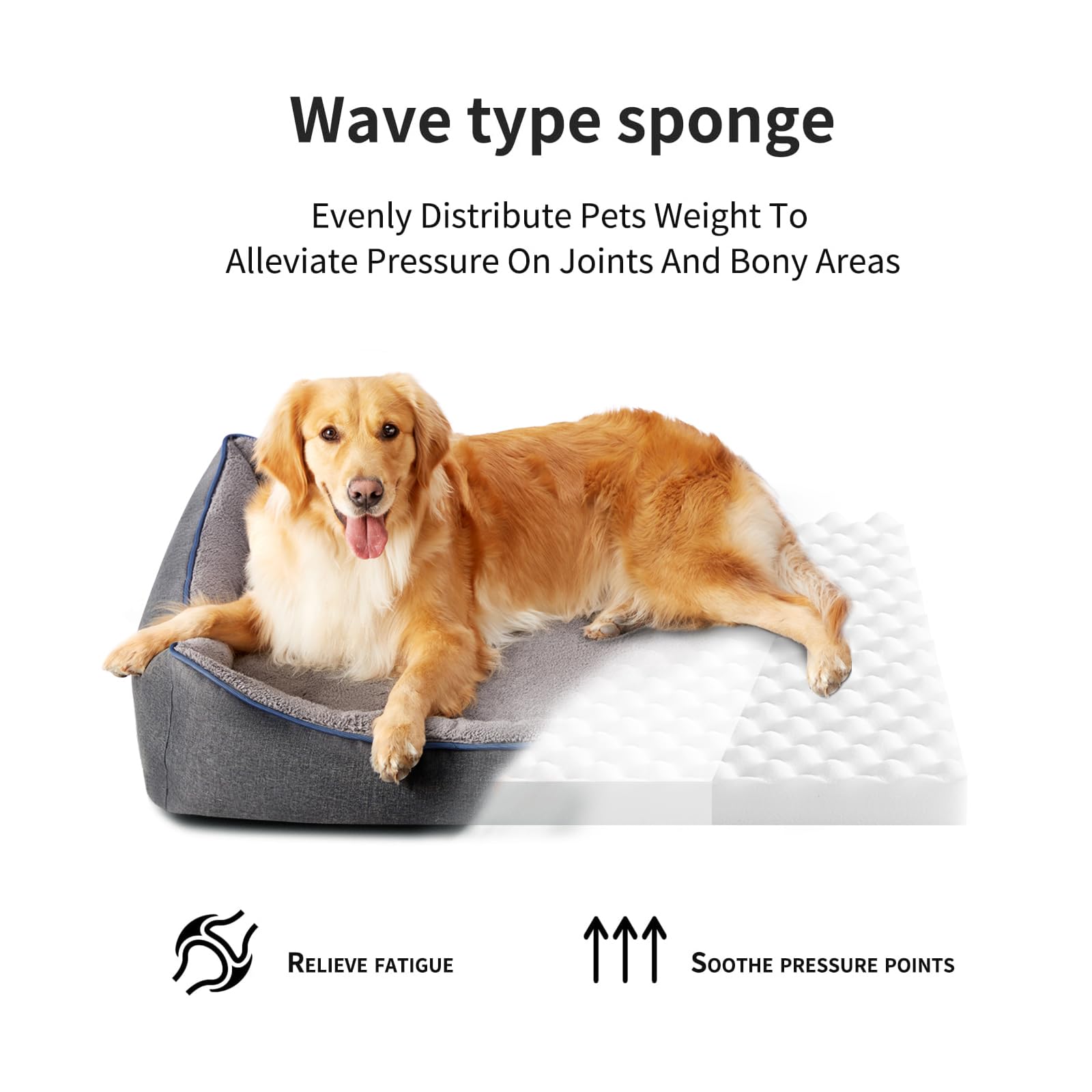 Tidore anti-slip bottom keeps the bed securely in place