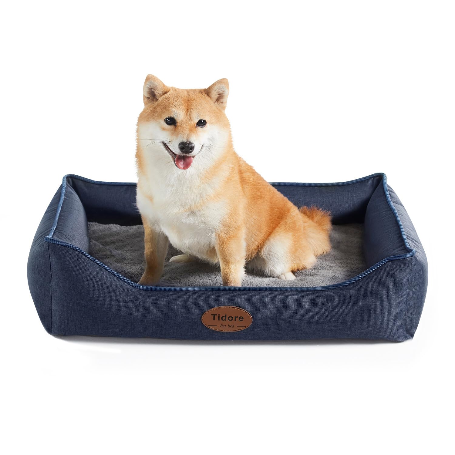 Tidore orthopedic dog bed with egg-crate foam supports small dogs during rest.