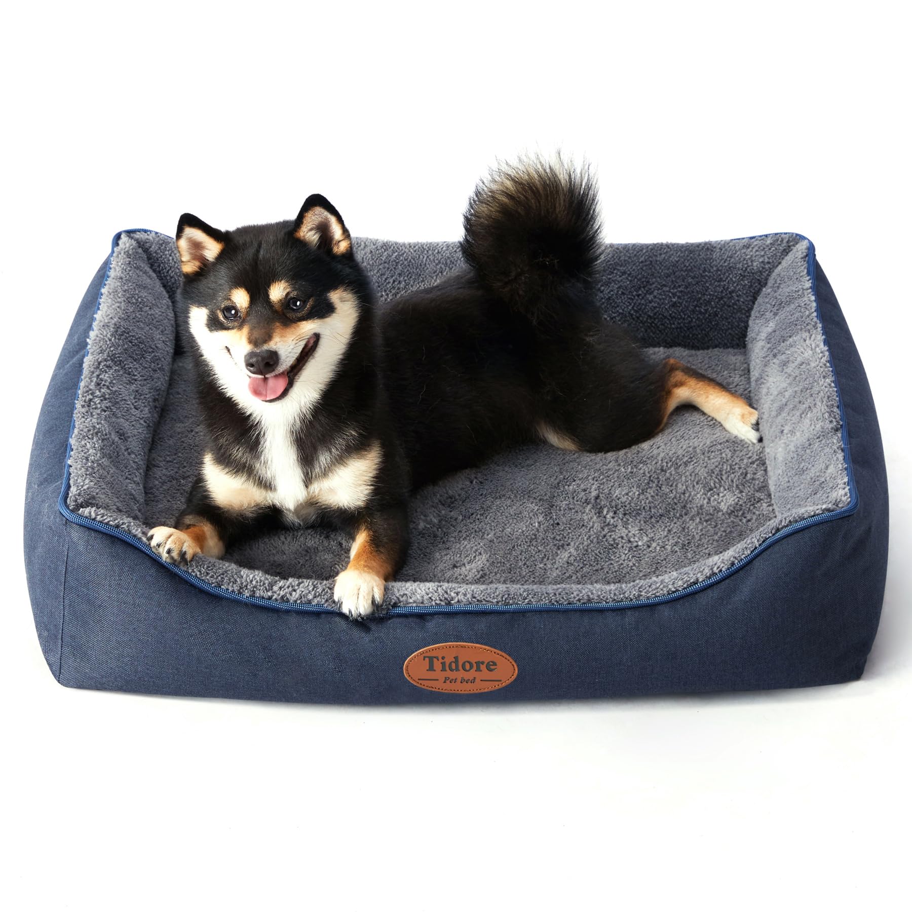 Tidore orthopedic dog bed with egg-crate foam supports joints and distributes weight for medium dogs.