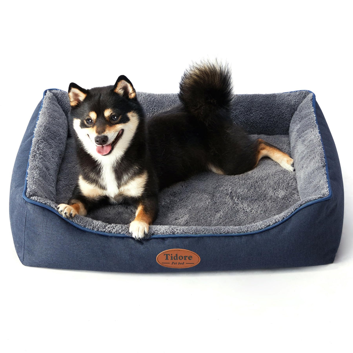 Tidore orthopedic dog bed with egg-crate foam supports joints and distributes weight for medium dogs.