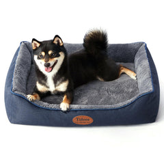 Tidore orthopedic dog bed with egg-crate foam supports joints and distributes weight for medium dogs.