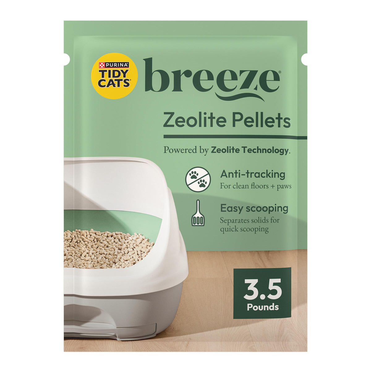 tidy-cats Breeze Litter Pellets unscented odor-control for busy homes