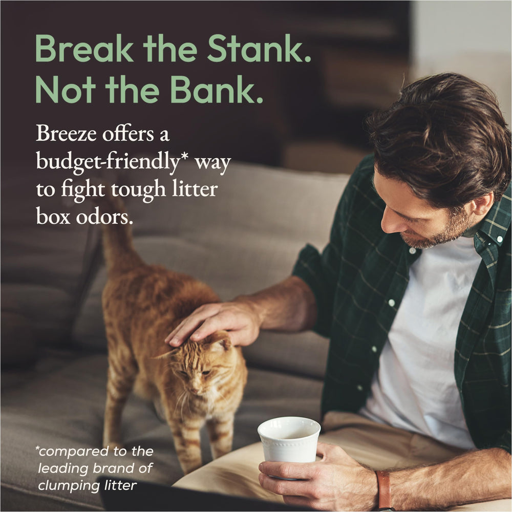 Purina Tidy Cats Breeze odor-control system supports a fresher home.