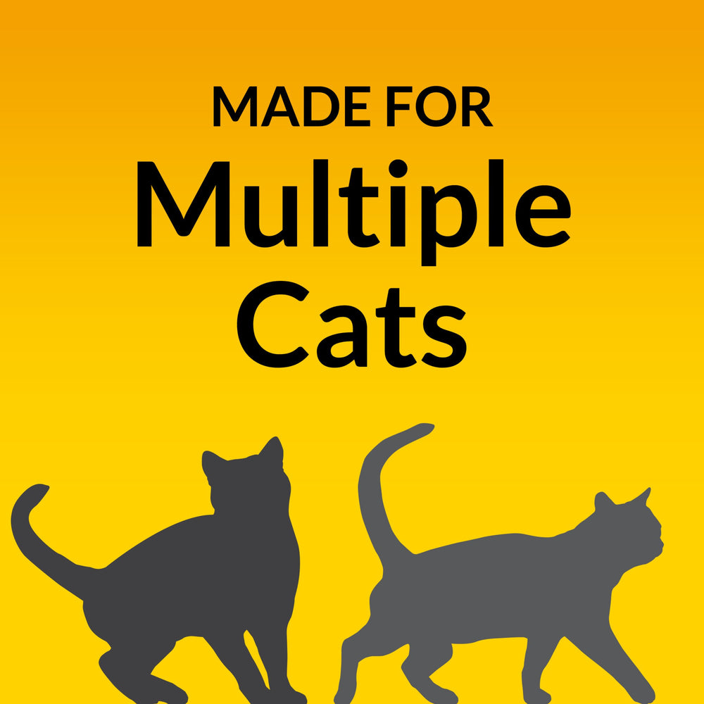Tidy Cats 99.9% dust-free claim highlighted on packaging.