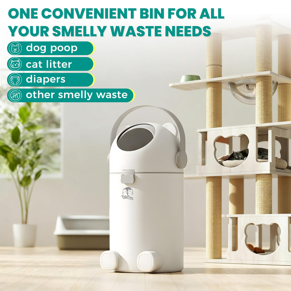 TidyFren waste station compact design makes it easy to carry.