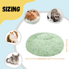 Tierecare Bunny Bed closeup plush material emphasizes soft texture for cozy naps.