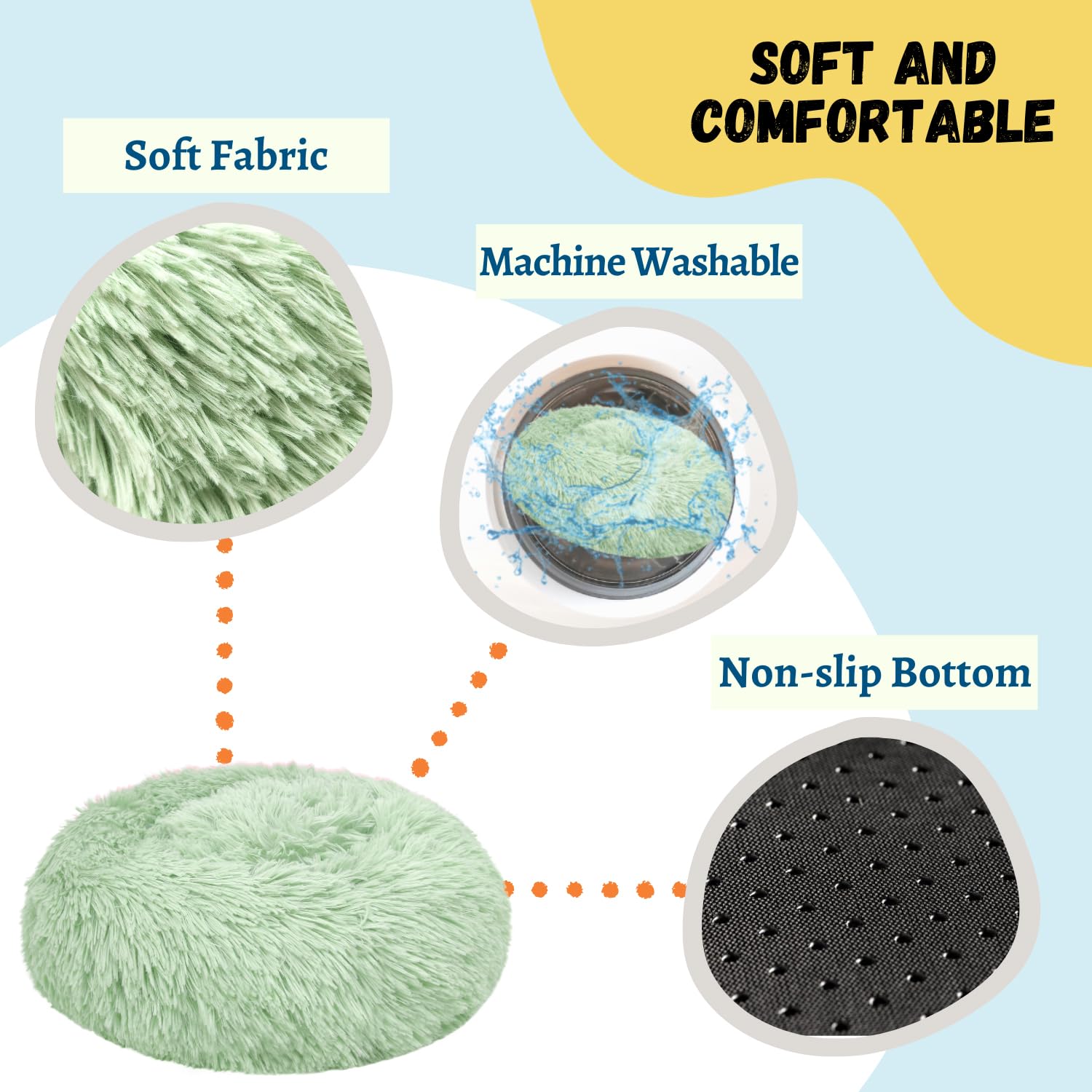 Tierecare Bunny Bed inside cushion highlights plush comfort for small pets.