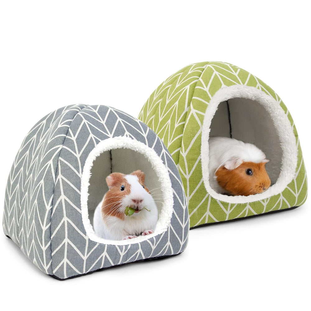 Tierecare guinea pig hideout bed offers warm, cozy shelter for small pets.