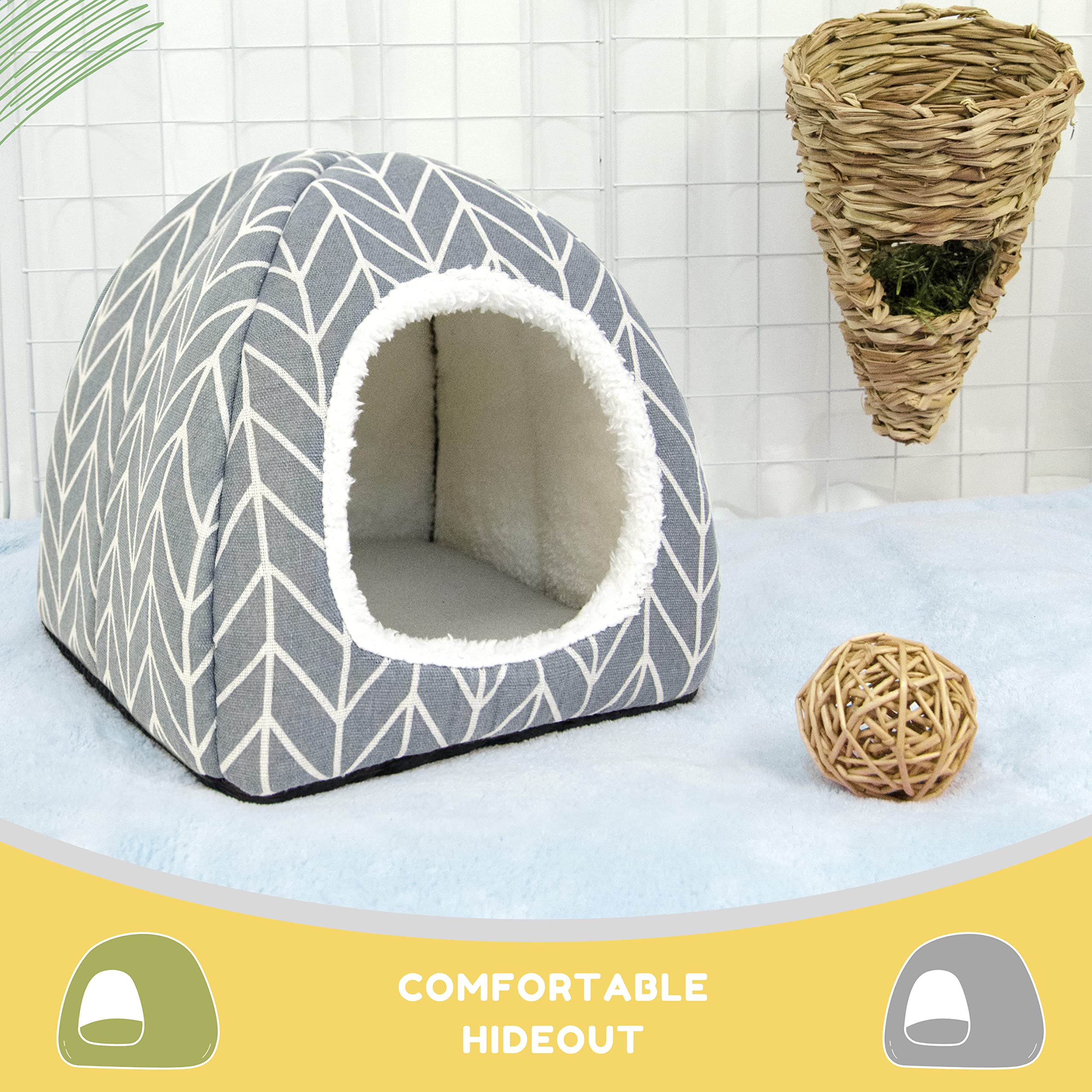 Tierecare hedgehog small animal nest delivers warm comfort and easy care.