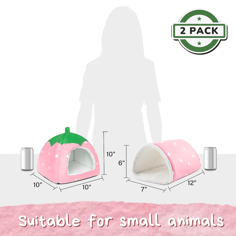 TiereCare washable small animal bed and tunnel simplifies cleaning