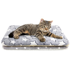 Tierrecare cat blanket soft lounge close-up showing plush fleece for cozy indoor lounging.