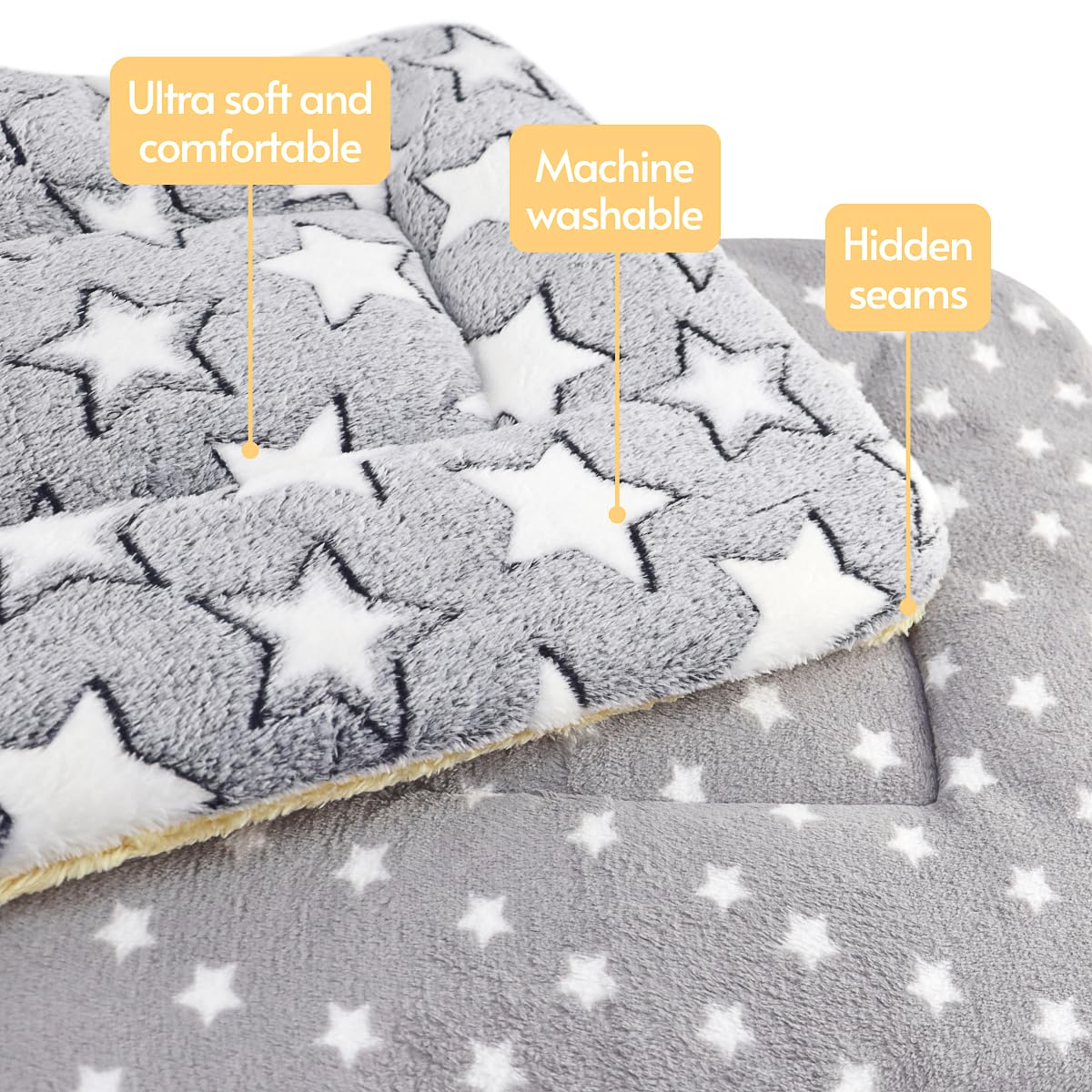 Tierrecare cat blanket washable feature showing easy machine cleaning.