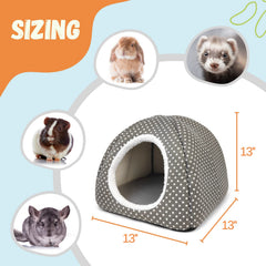 TiereCare Rabbit Hideout removable pee pad inside helps keep the space clean.