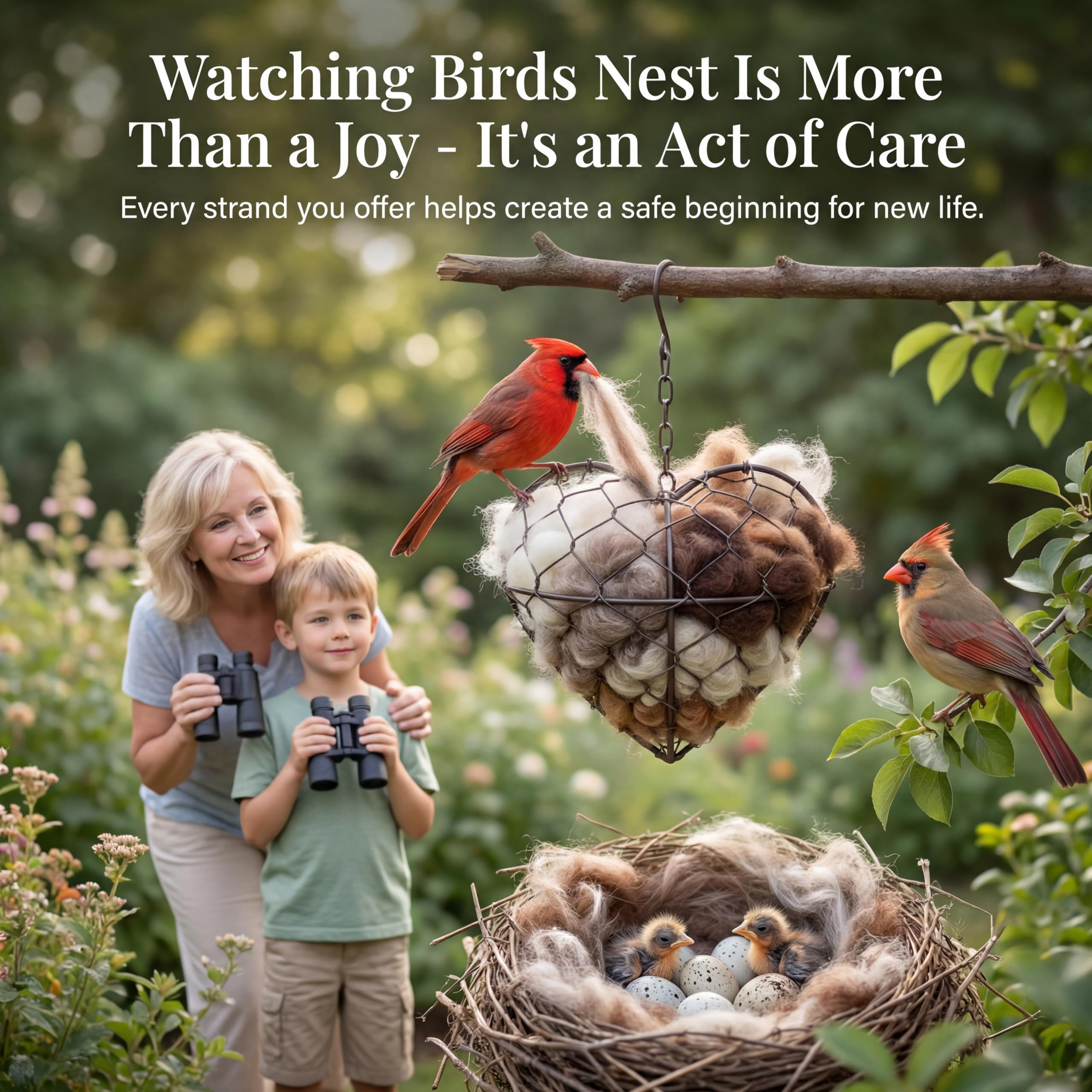 Tiezzi nesting heart makes a thoughtful gift for bird lovers and gardeners.