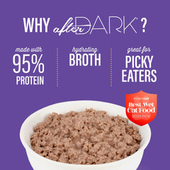 Tiki Cat After Dark Pâté turkey and chicken medley, grain-free protein boost.
