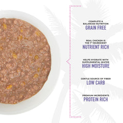 Tiki Cat Aloha Friends moisture-rich texture to support hydration between meals