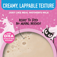 Tiki Cat Baby Milk Replacer nutrition label shows calcium and phosphorus balance.
