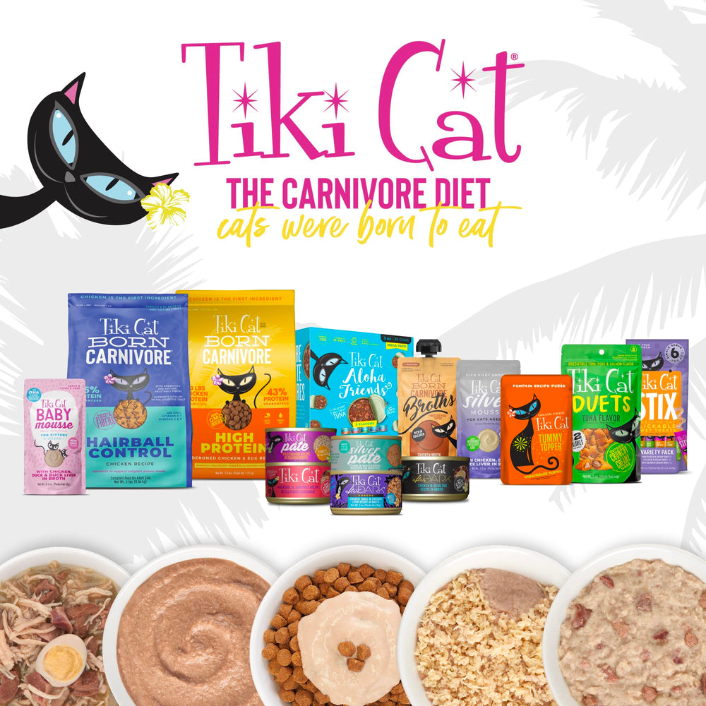 Tiki Cat Baby Milk Replacer six-pack kit for kittens.